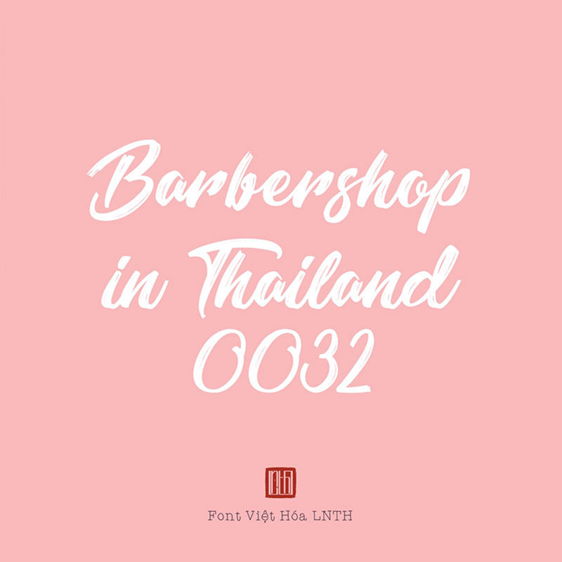 Font LNTH-BarbershopInThailand
