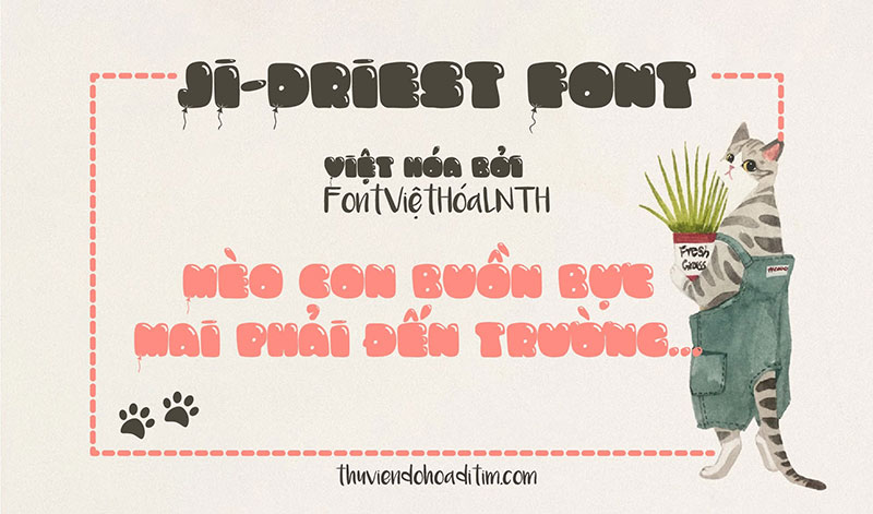 Font LNTH-JI-Driest