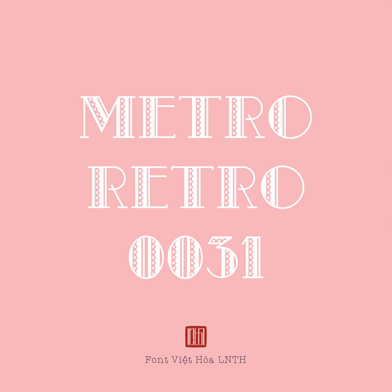 Font LNTH-MetroRetroNF