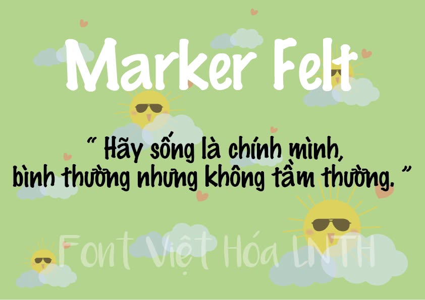 Font LNTH-Marker Felt