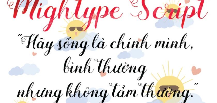 Font LNTH-Mightype Script