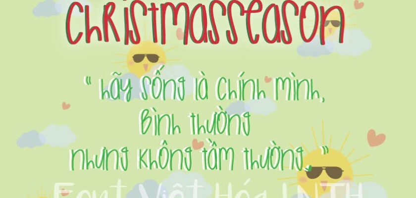 Font LNTH-ChristmasSeason
