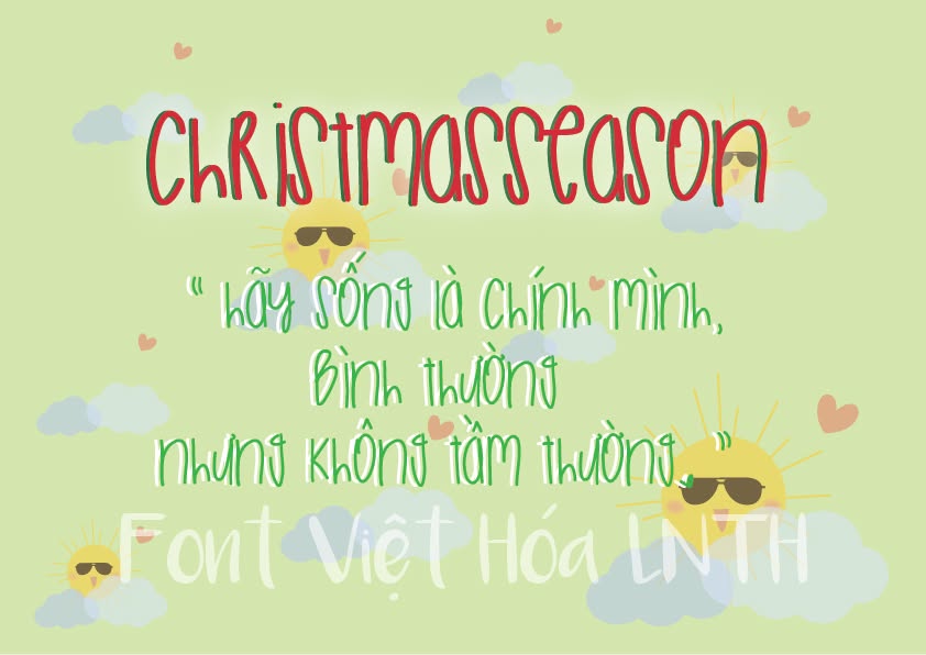 Font LNTH-ChristmasSeason