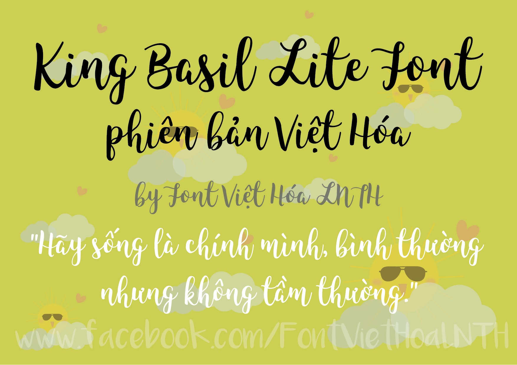 Font LNTH-King Basil Lite