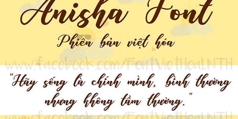 Font LNTH-Anisha