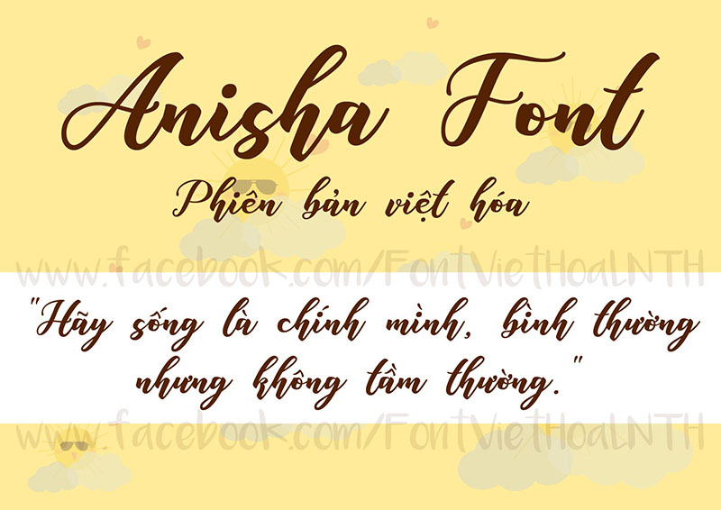 Font LNTH-Anisha