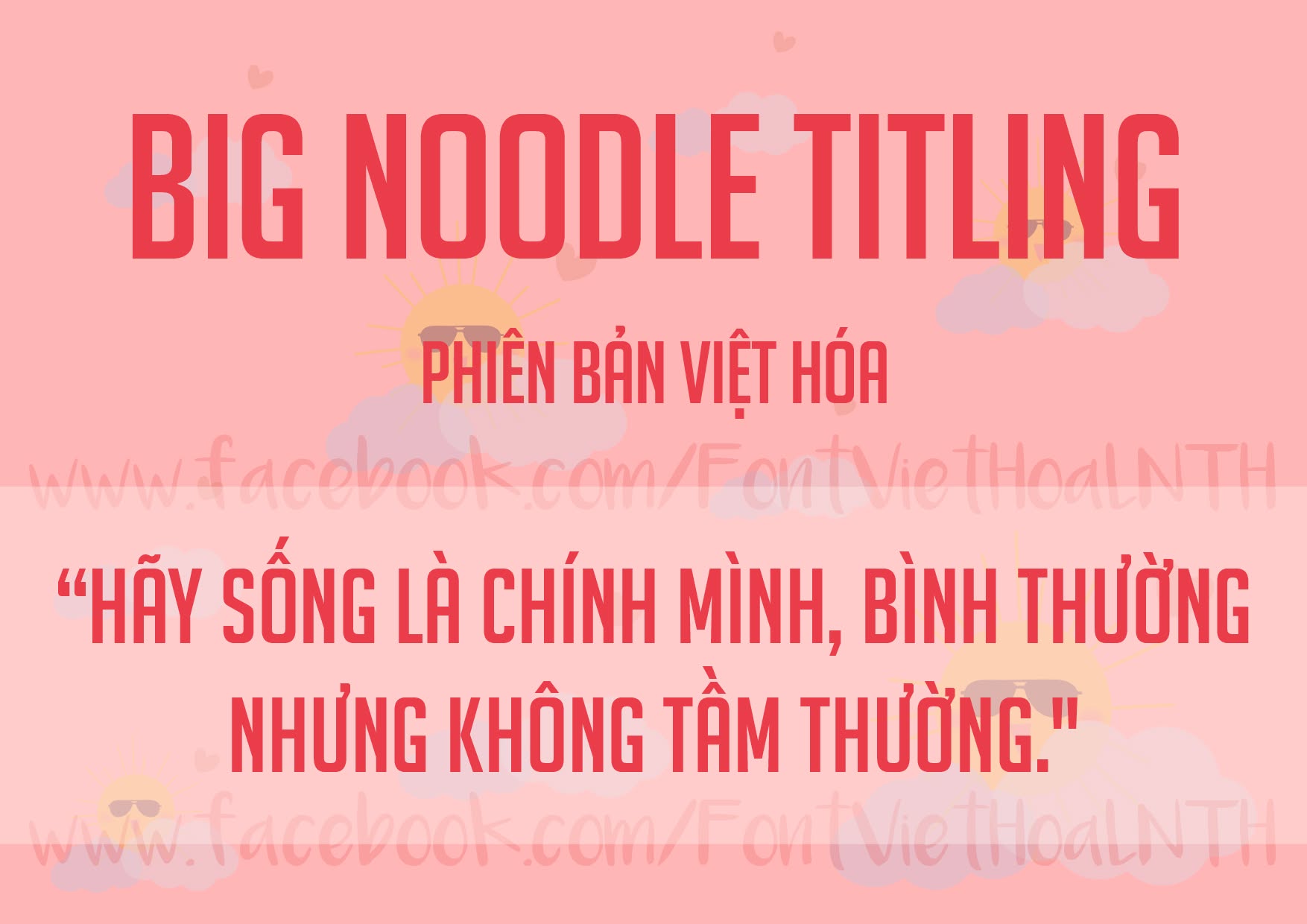 Font LNTH-Big Noodle Titling
