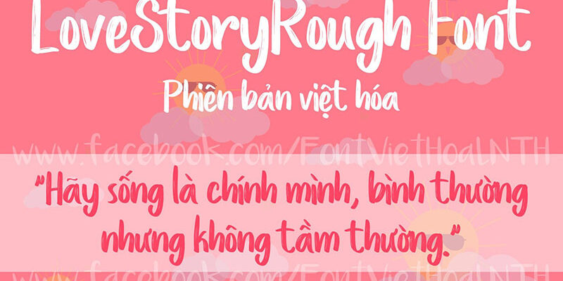 Font LNTH-LoveStoryRough