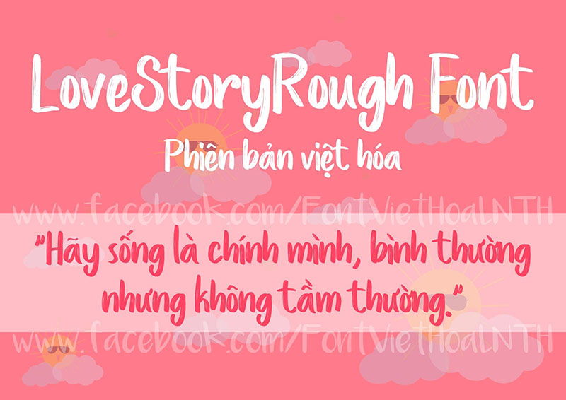 Font LNTH-LoveStoryRough