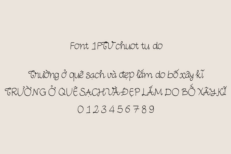 Font 1FTV chuot tu do
