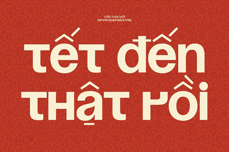 Font DFVN Soyuz Grotesk Việt hóa