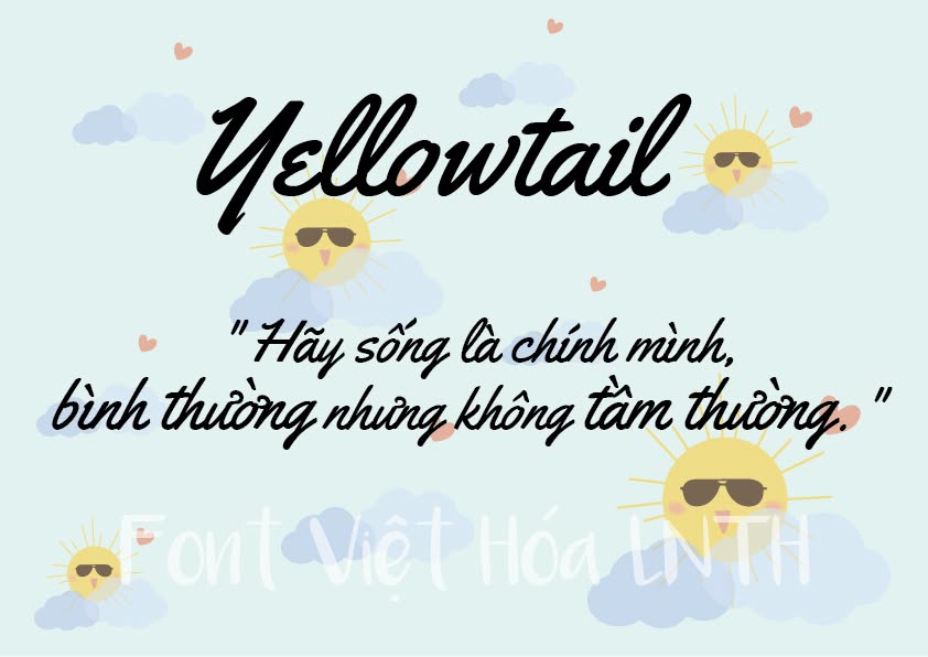 Font LNTH-Yellowtail
