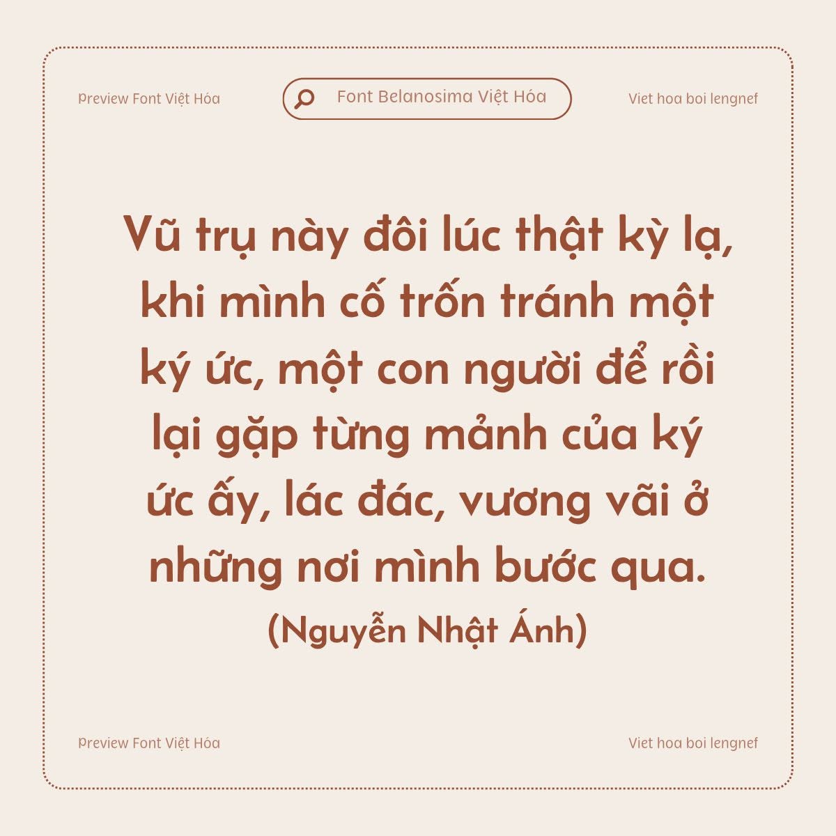 Font LF Belanosima Việt hóa