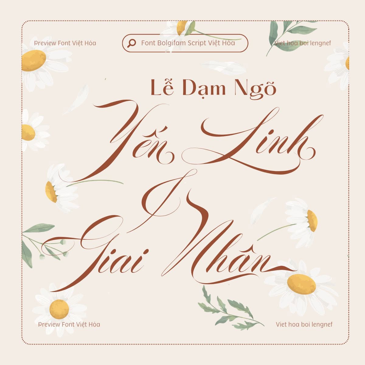 Font LF Bolgifam Script Việt hóa