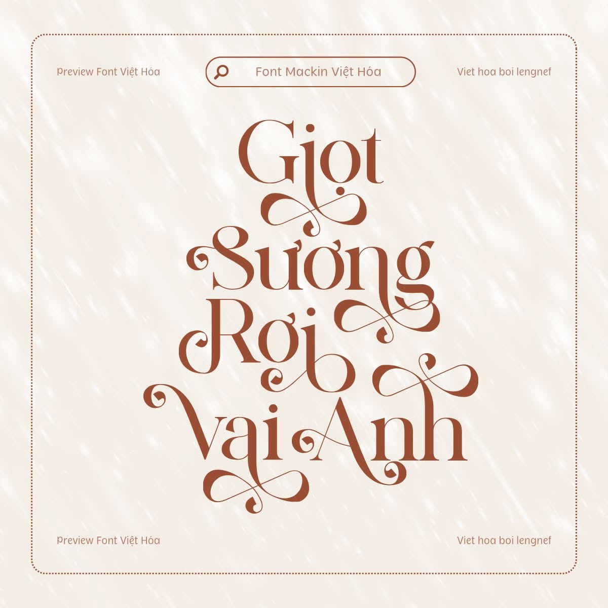 Font LF Mackin Việt hóa