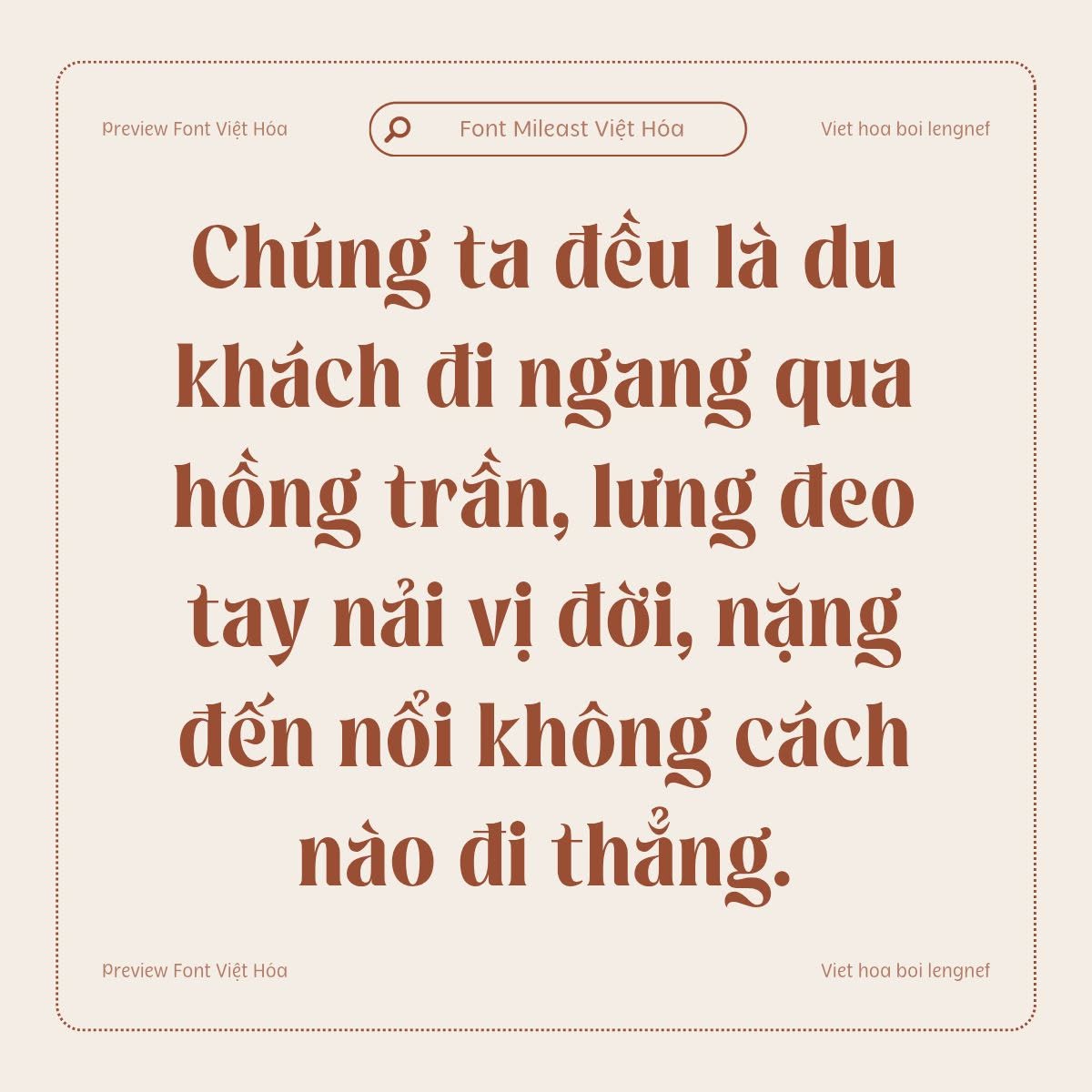 Font LF Mileast Việt hóa