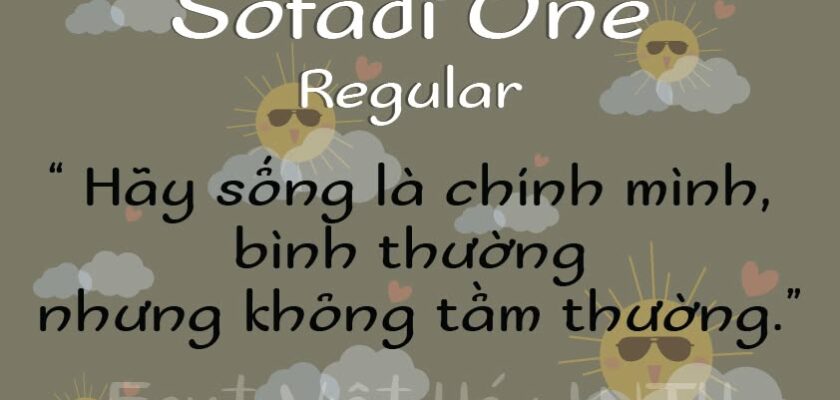 Font LNTH-Sofadi One