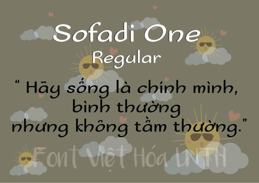 Font LNTH-Sofadi One