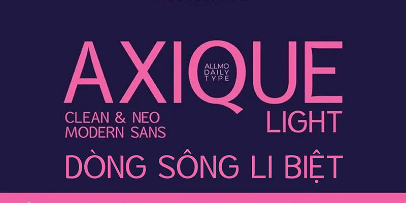 Font VL AxiqueLight Việt hóa