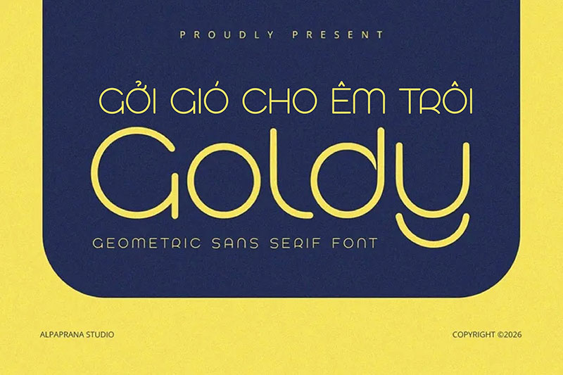 Font VL Goldy Việt hóa