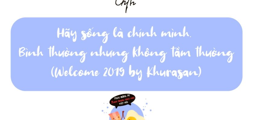 Font LNTH-Welcome 2019