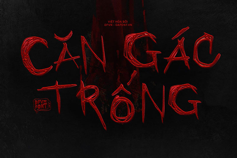 Font DFVN The Typing of a Madman