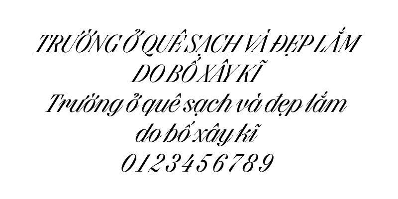 Font FAIRE Print Script