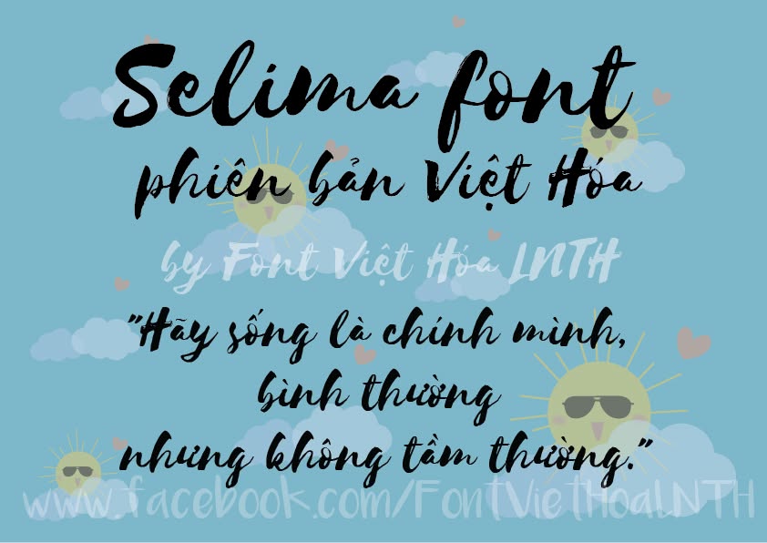 Font LNTH-Selima