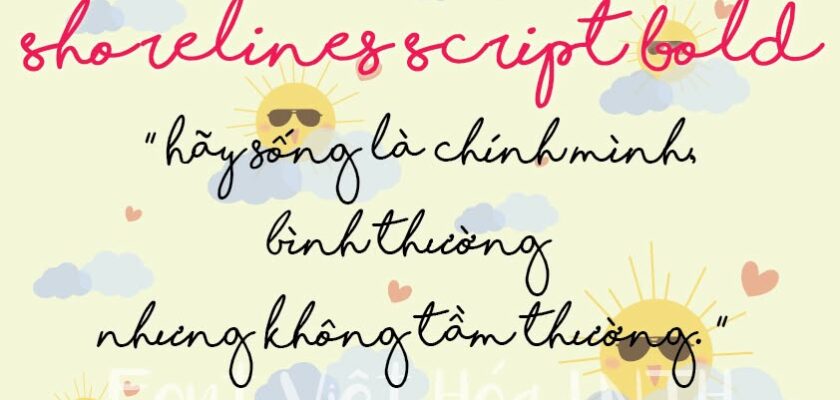 Font LNTH-Shorelines Script Bold