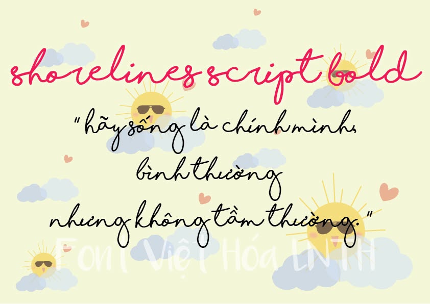 Font LNTH-Shorelines Script Bold