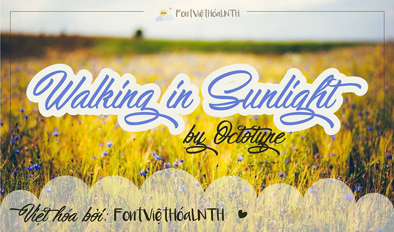 Font LNTH-Walking in Sunlight