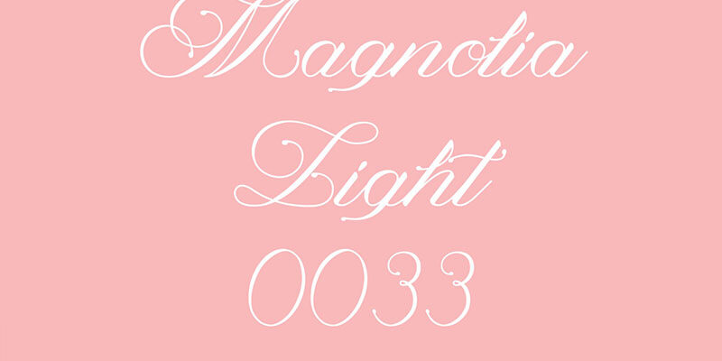 Font LNTH-Magnolia Light