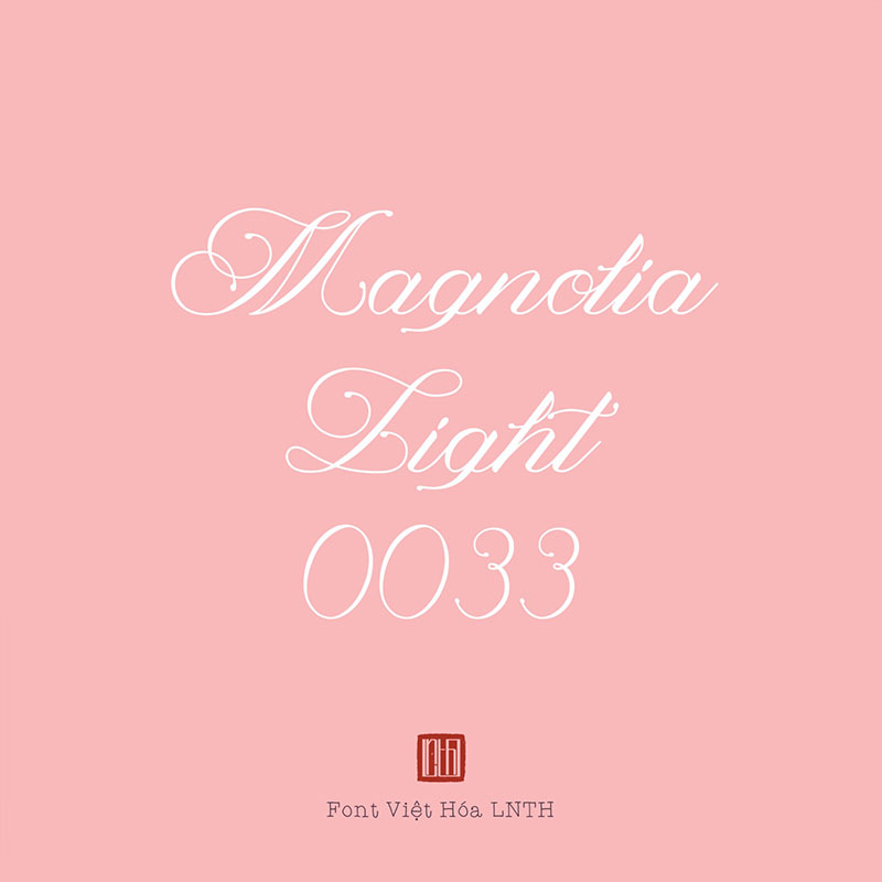 Font LNTH-Magnolia Light