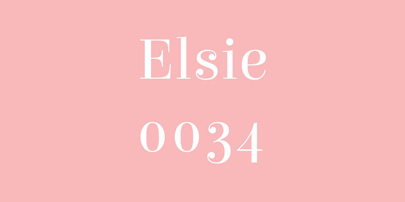 Font LNTH-Elsie
