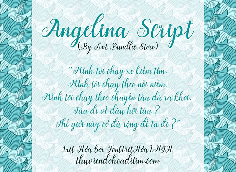 Font LNTH-Angelina Script