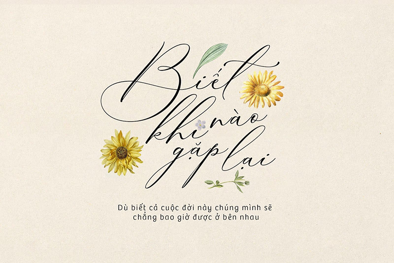 Font DFVN Boheme Floral