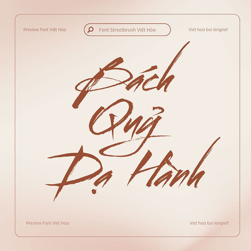 Font LF Streetbrush