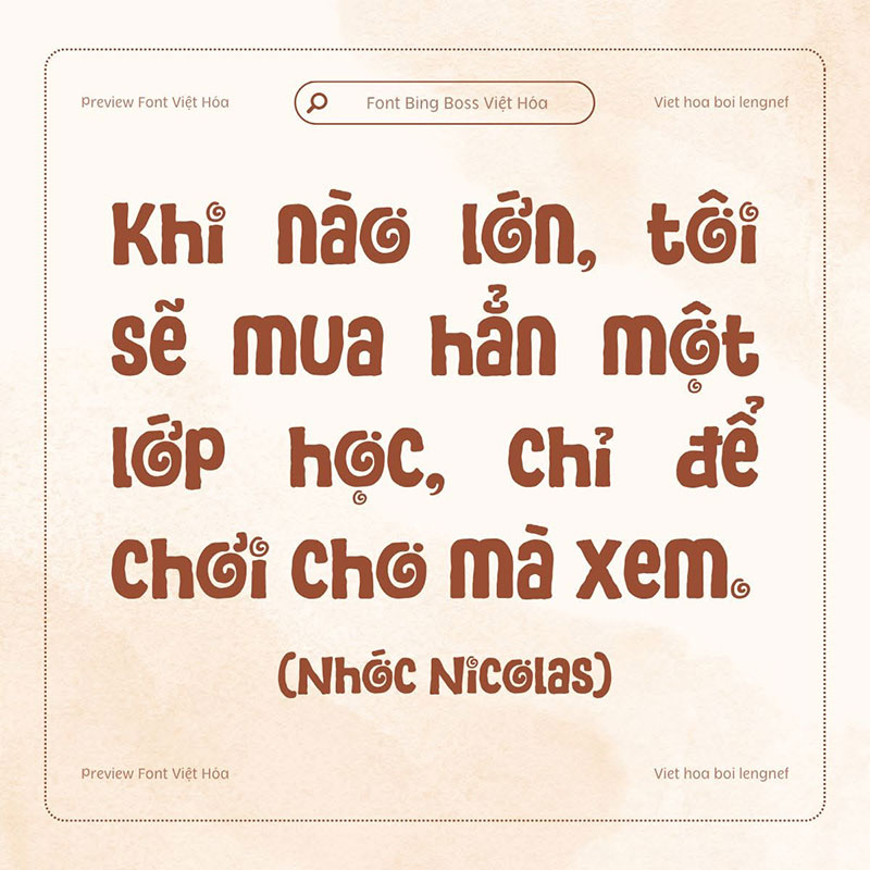 Font LF Bing Boss