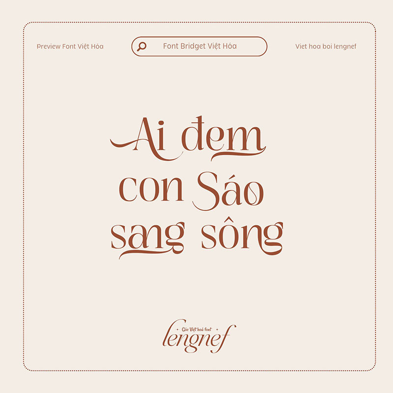Font LF Bridget