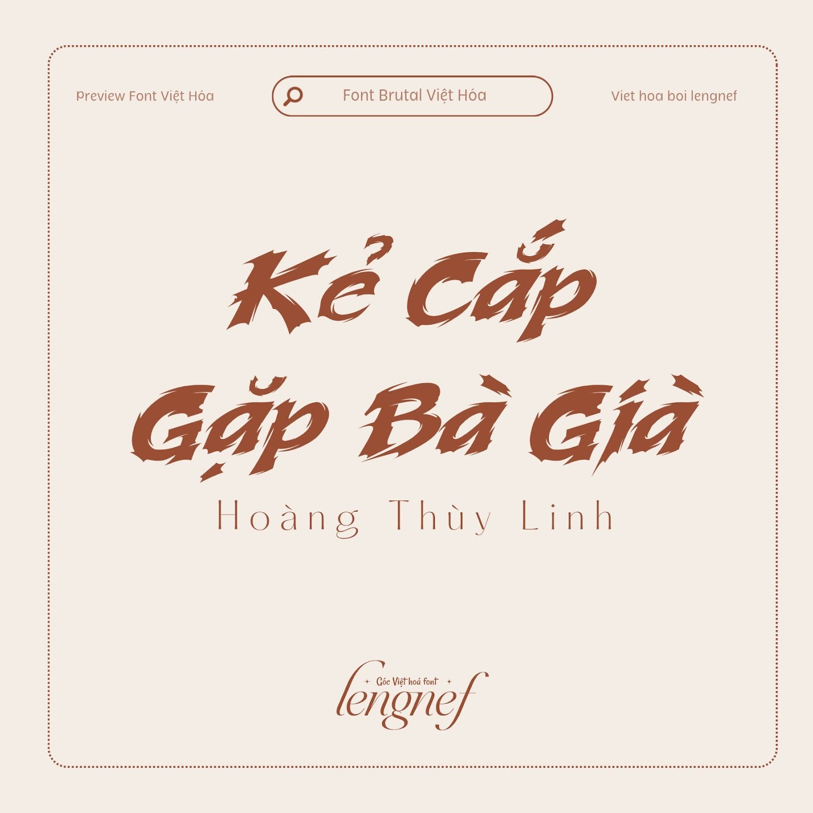 Font LF Brutal