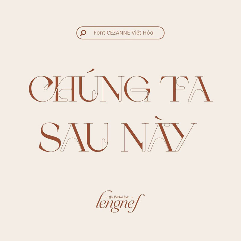 Font LF Cezanne
