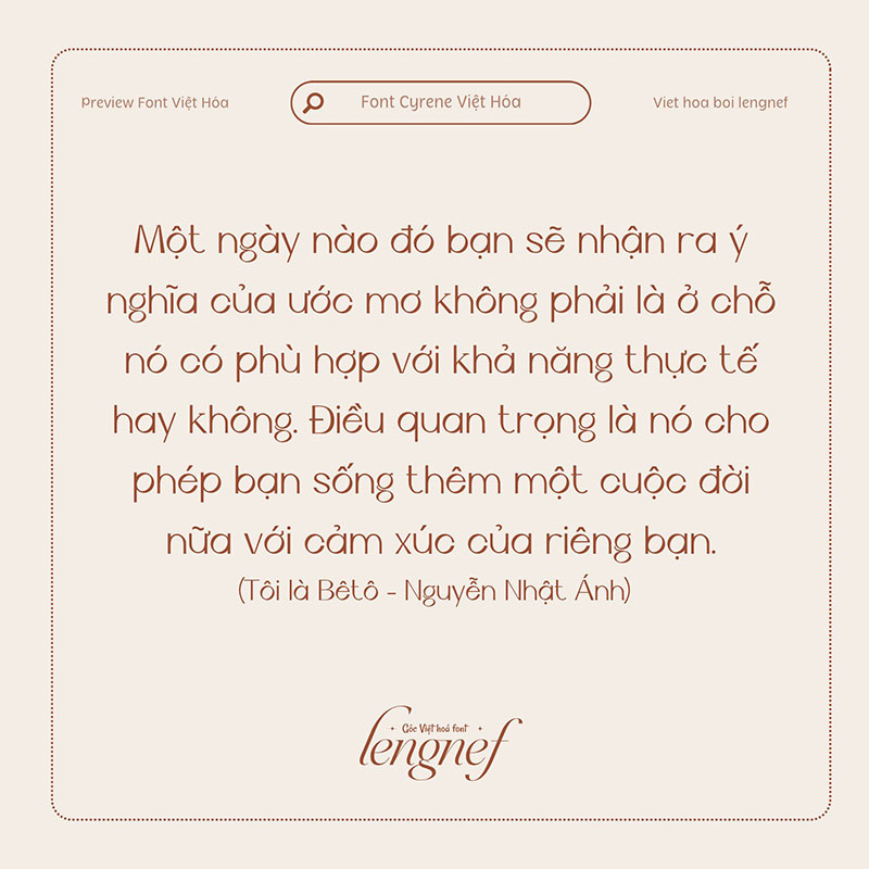 Font LF Cyrene