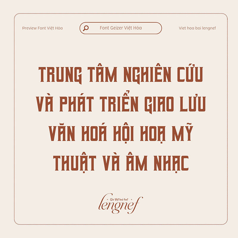 Font LF Geizer