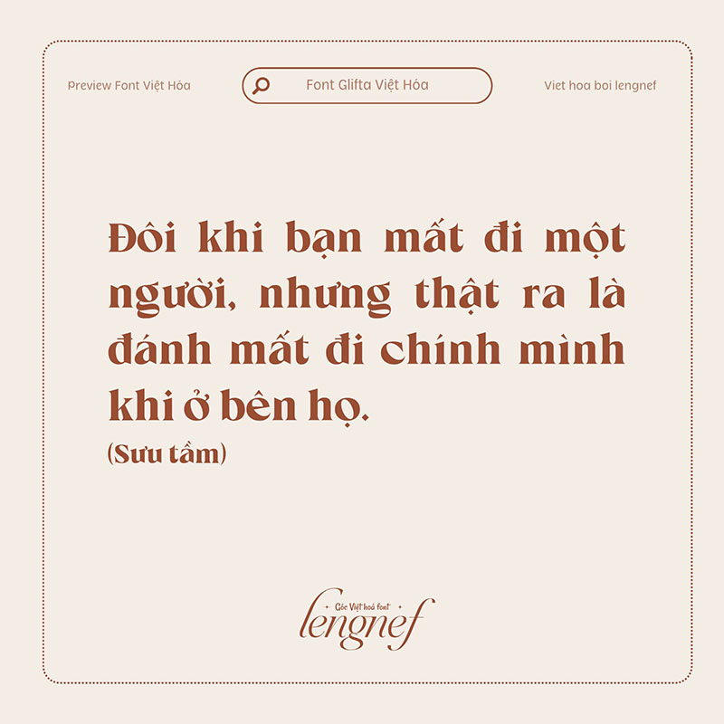 Font LF Glifta