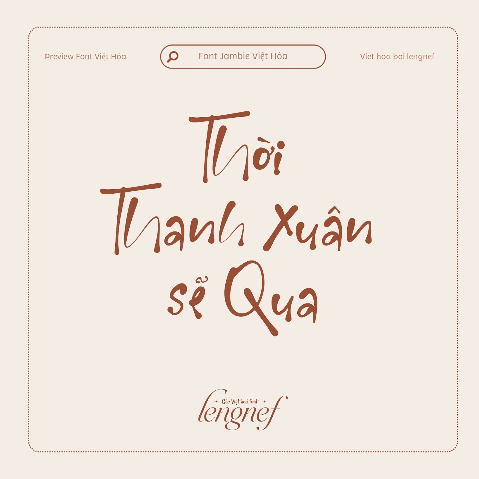 Font LF Jambie