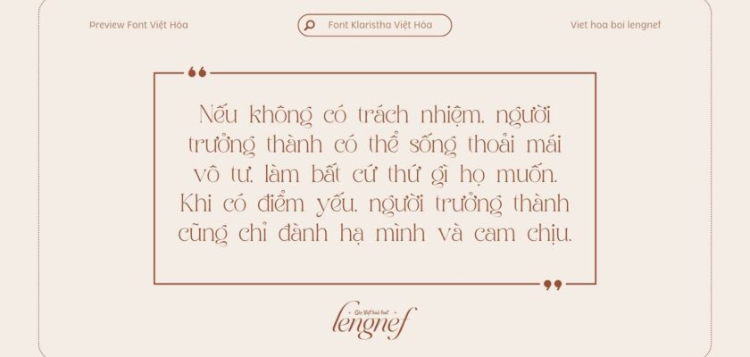 Font LF Klaristha