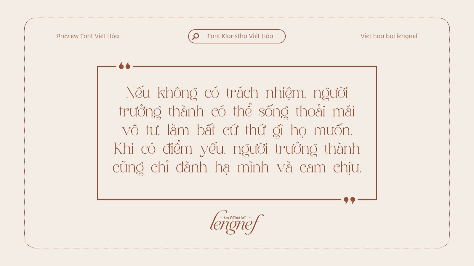 Font LF Klaristha