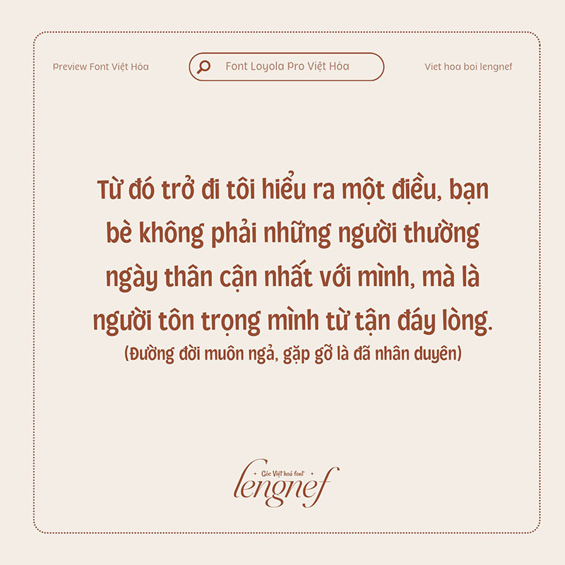 Font LF Loyola Pro