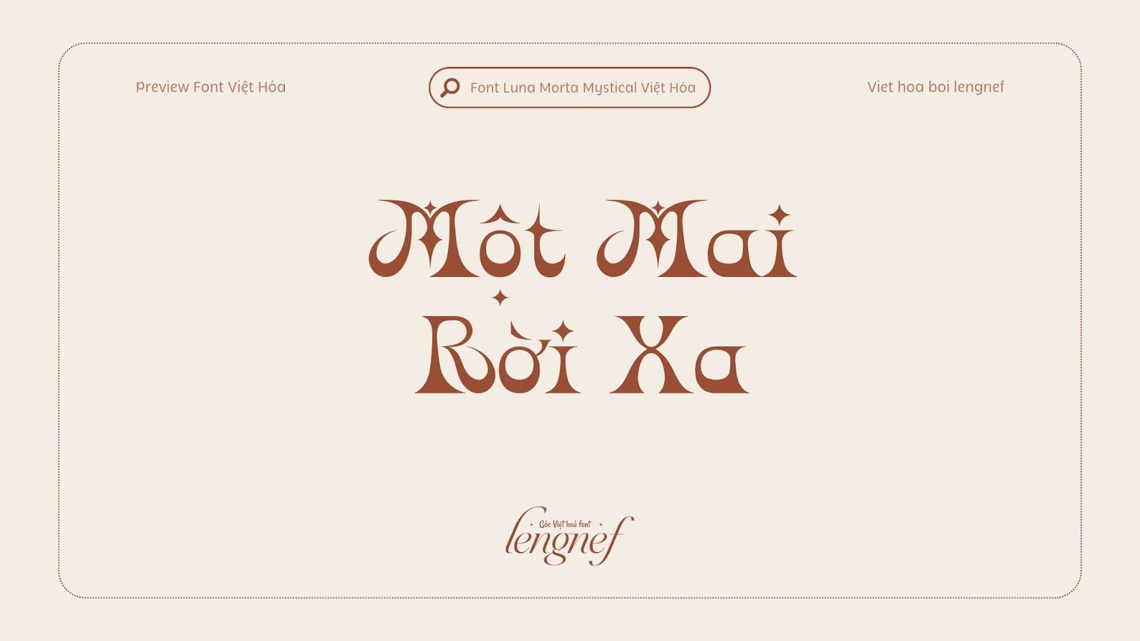 Font LF Luna Morta Mystical