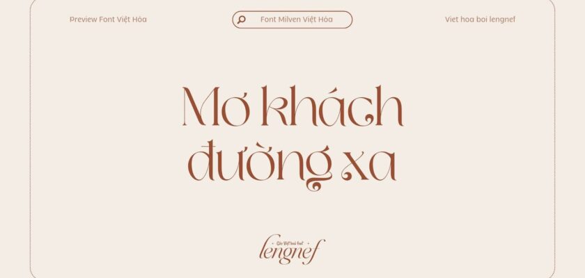 Font LF Milven